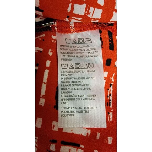 Susan Graver Top Women’s Size US 4 Long Sleeve Button Front Shirt Blouse - Picture 9 of 9